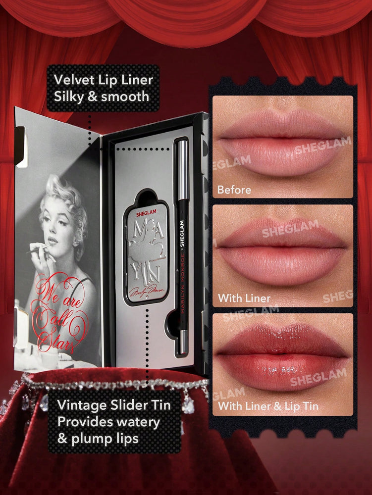 Marilyn Monroe X SHEGLAM Vintage Lip Duo-Fear Is Stupid