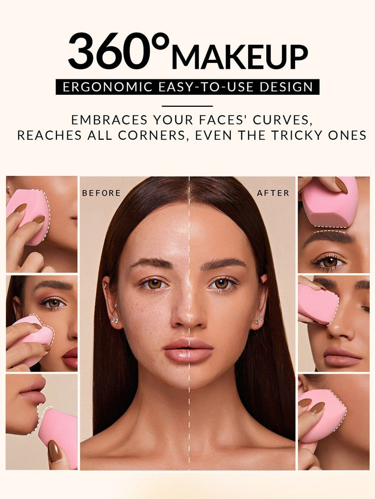 Multi-Faceted Makeup Sponge-Beige