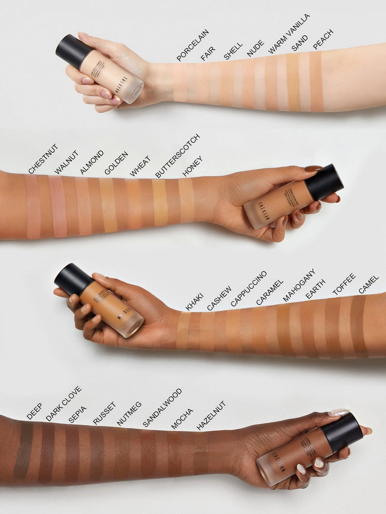 Complexion Pro Long Lasting Respirável Matte Foundation Sample-Camel