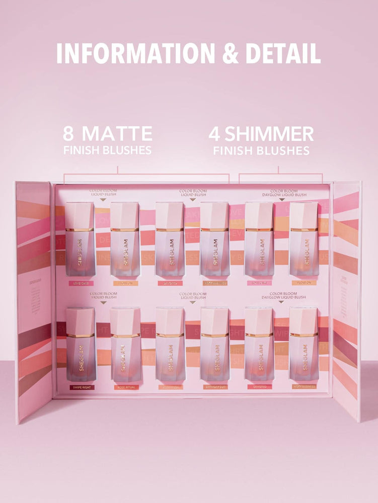 Color Bloom Liquid Blush Shimmer & Matte Collection Set