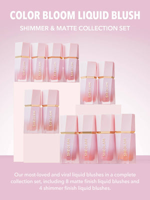 Color Bloom Liquid Blush Shimmer & Matte Collection Set
