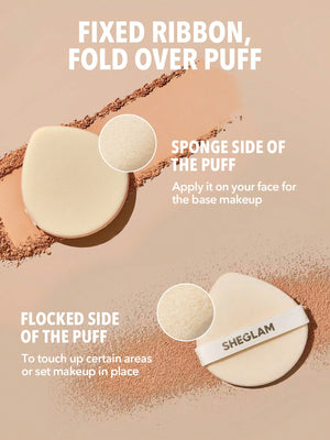 Skin-Focus High Coverage Powder Foundation-Almond