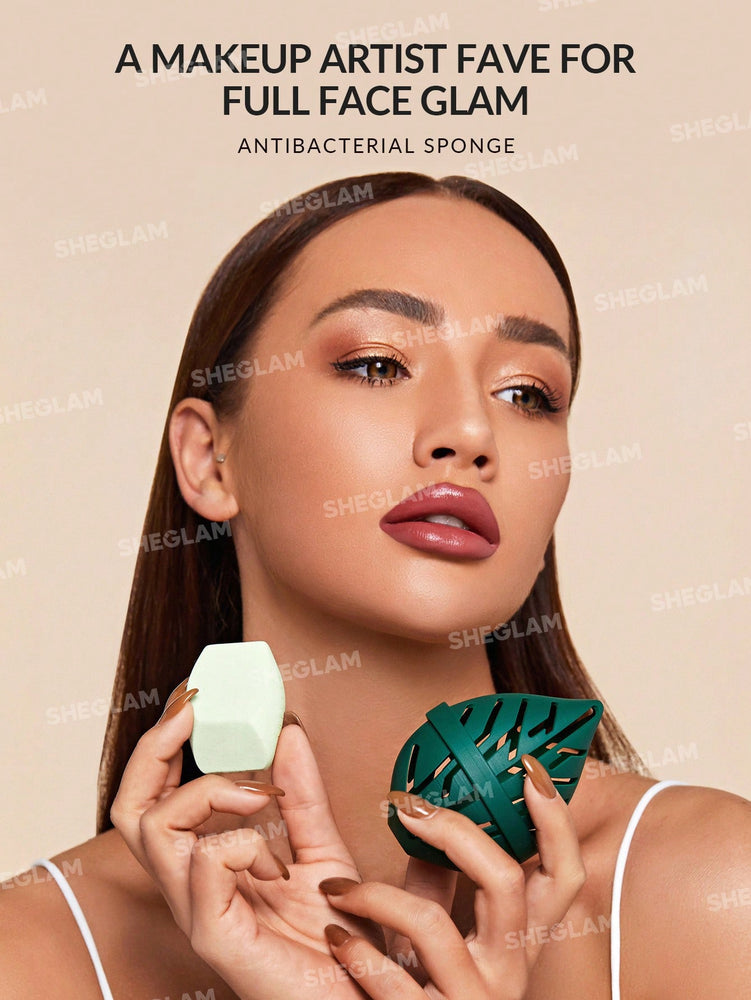 Multi-Faceted Makeup Sponge-Green