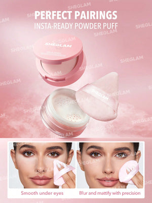 Insta-Ready Face & Under Eye Setting Powder Duo-Bubblegum