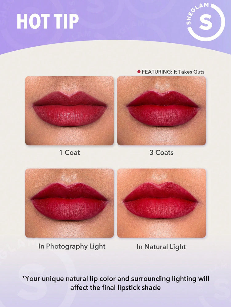 Dynamatte Boom Long-lasting Matte Lipstick-Bold Type