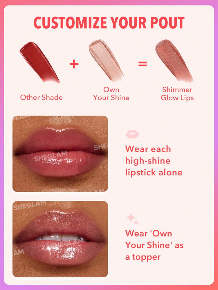 Mirror Kiss High-Shine Lipstick-Rent Free