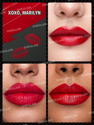 Marilyn Monroe X SHEGLAM The Icon Lipstick-XOXO, Marilyn