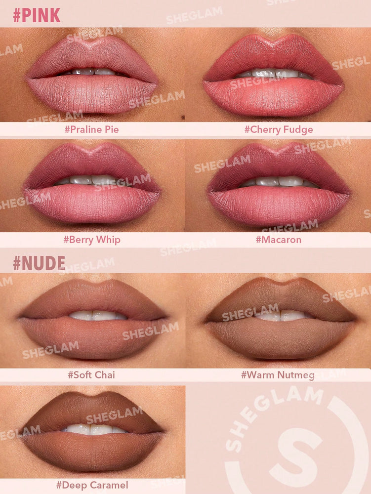 Glam 101 Lipstick & Liner Duo-Deep Caramel