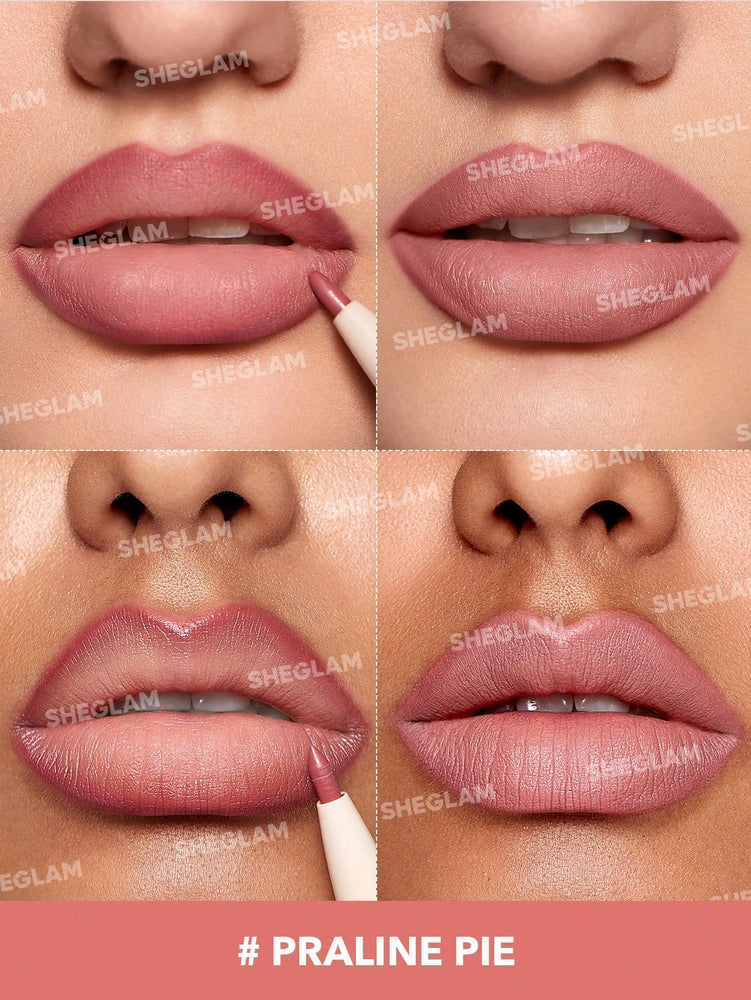 Glam 101 Lipstick & Liner Duo - Praline Pie