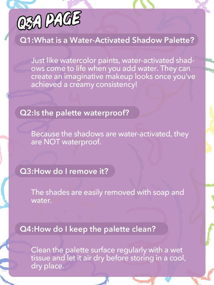 Welcome To Our Playground Merry-Go-Round Water-activated Shadow Palette