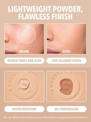 
                
                    Load image into Gallery viewer, Skin-Focus High Coverage Powder Foundation-Caramel
                
            