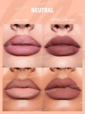 So Lippy Lip Liner Set-Au Naturel