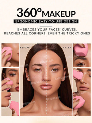 Multi-Faceted Makeup Sponge-Pink